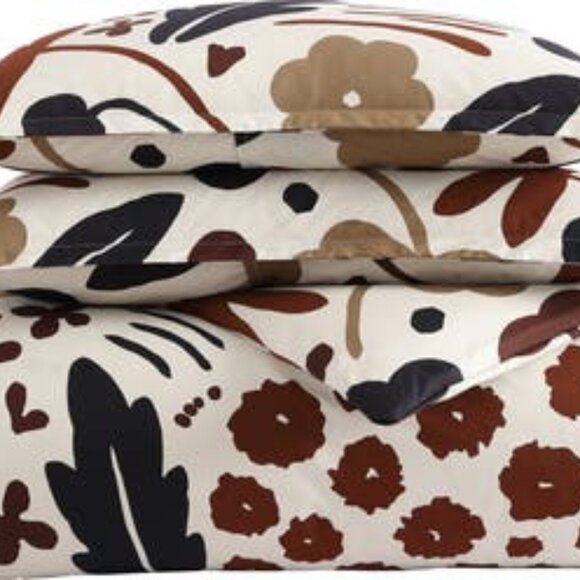 Marimekko Suvi Duvet Cover Pillow Shams King Size Floral Finnish Midcentury MCM - Picture 2 of 11